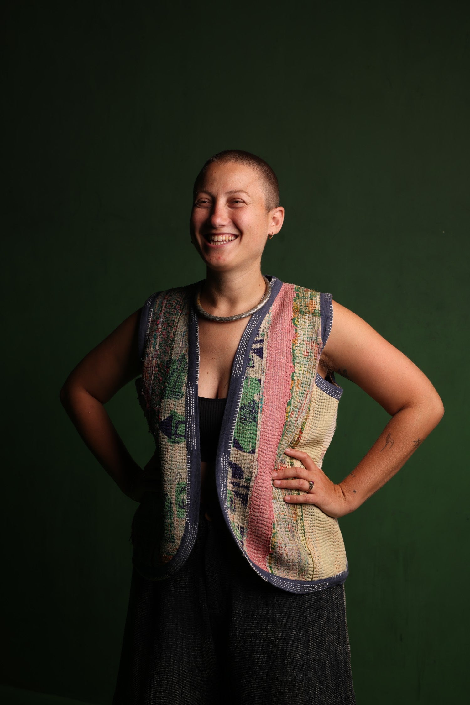 Kantha Vest